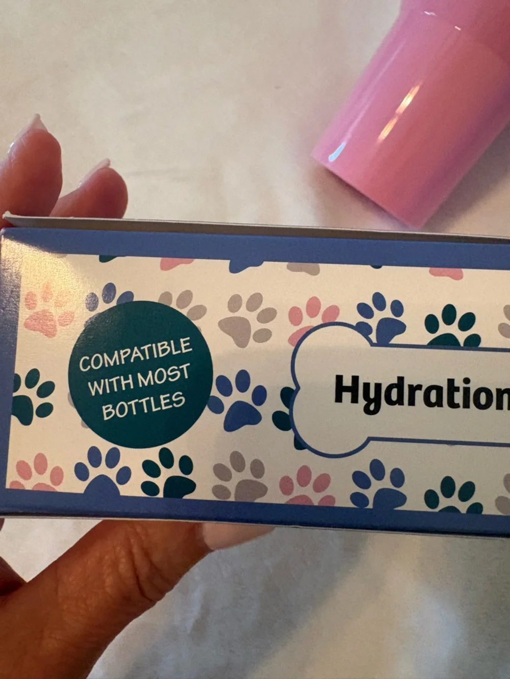 DOG MOM, HYDRATION BUNDLE, PINK AND BLUE cups hold 46 ounces - Picture 6 of 8